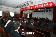 <b>公司召開慶?！拔逡弧濒邉谀Ｏ冗M(jìn)表彰大會</b>